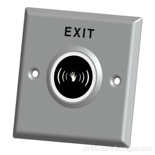 Infrared Sensor Exit Button with 12 to 28V, 3A Contact Rating and 0.1 to 10cm Detection Range